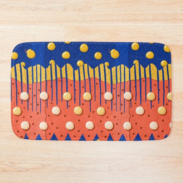 Item preview, Playful Yellow and Pink Dotted Folk Stripe designed and sold by Piotrek0001.