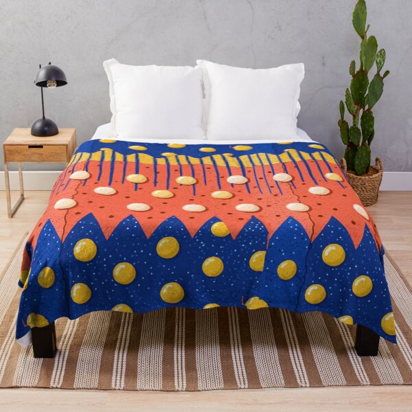 Item preview, Playful Yellow and Pink Dotted Folk Stripe designed and sold by Piotrek0001.