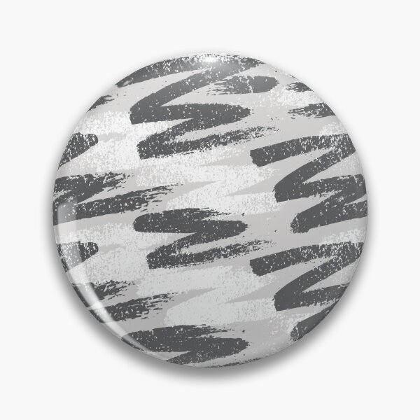 Item preview, Monochrome Brushstroke Zigzag Minimalist Art designed and sold by Piotrek0001.