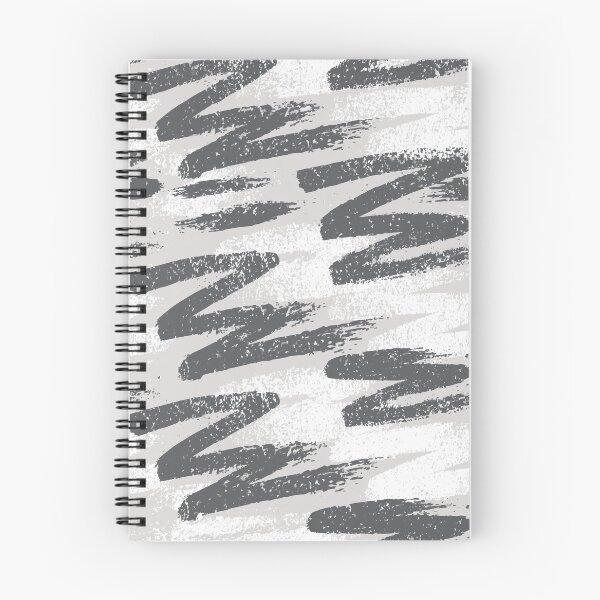 Item preview, Monochrome Brushstroke Zigzag Minimalist Art designed and sold by Piotrek0001.