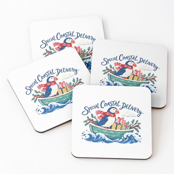 Item preview, Special Coastal Delivery Puffin Christmas Gift Boat designed and sold by AMICO77.
