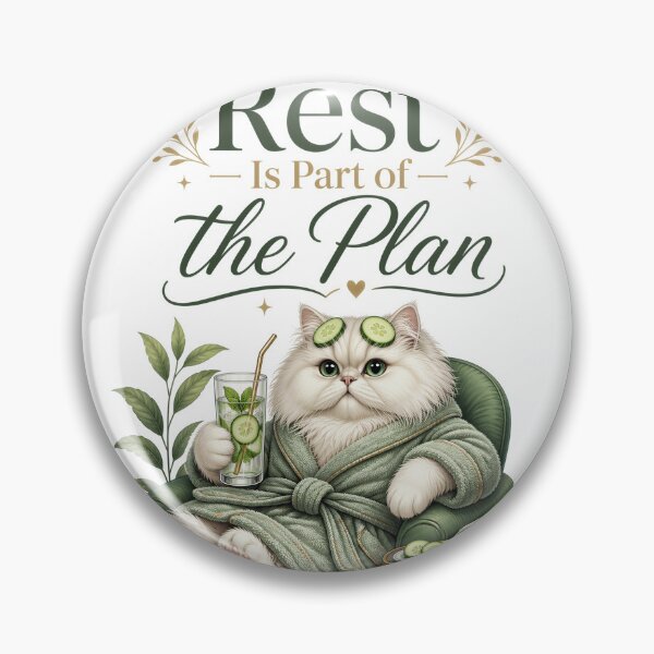 Item preview, Persian Cat – Rest Is Part of the Plan designed and sold by PurrBloom Studio.
