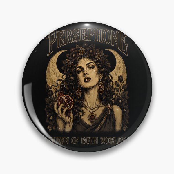 Item preview, Gothic Persephone Queen of Both Worlds Goddess designed and sold by k3rstman1.