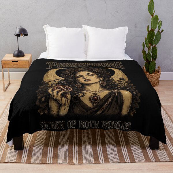 Item preview, Gothic Persephone Queen of Both Worlds Goddess designed and sold by k3rstman1.