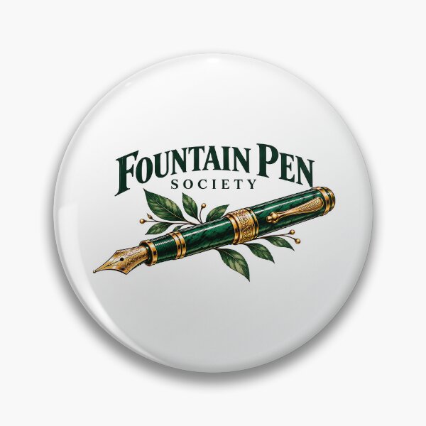 Item preview, Fountain Pen Society – Vintage Fountain Pen Lover Gift & Stationery Club Design designed and sold by Digital Culture Studio.