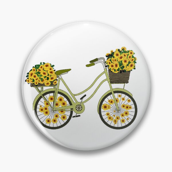 Item preview, Bicycle with Sunflowers — Spring on the Road designed and sold by Angeles Art.