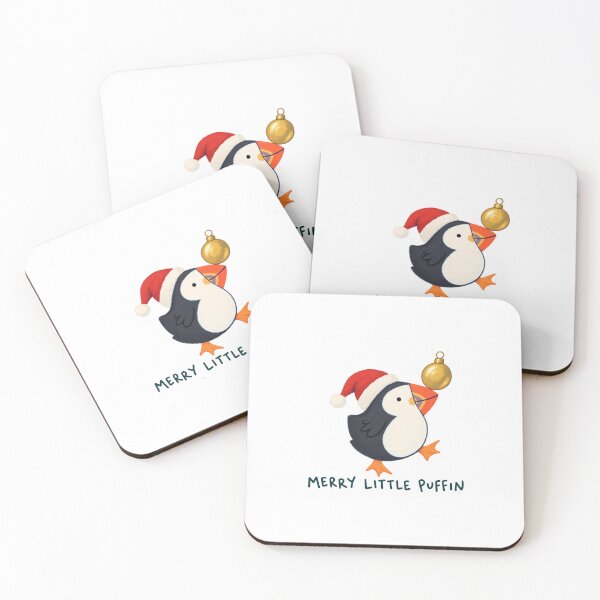 Item preview, Merry Little Puffin Christmas Ornament designed and sold by AMICO77.