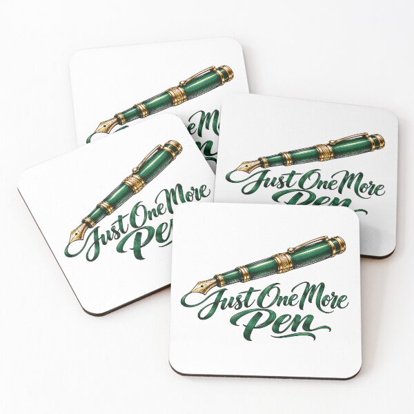 Item preview, Just One More Pen – Funny Fountain Pen Collector Gift & Calligraphy Art designed and sold by Digital Culture Studio.