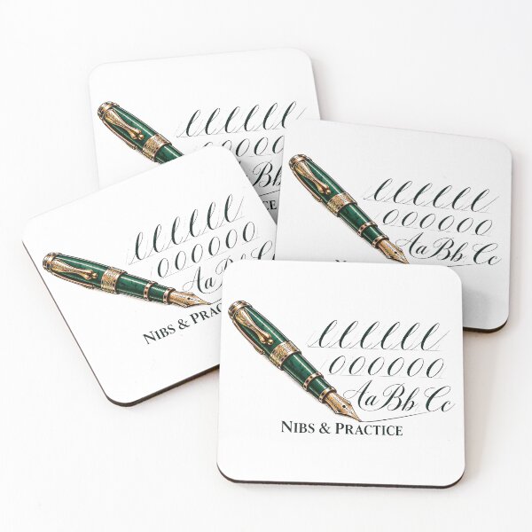 Item preview, Nibs & Practice – Fountain Pen Calligraphy, Hand Lettering & Writing Lover Gift designed and sold by Digital Culture Studio.