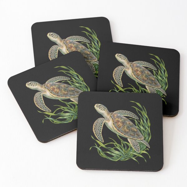 Item preview, Sea Turtle Gliding Through Green Seagrass designed and sold by TeeAbility.