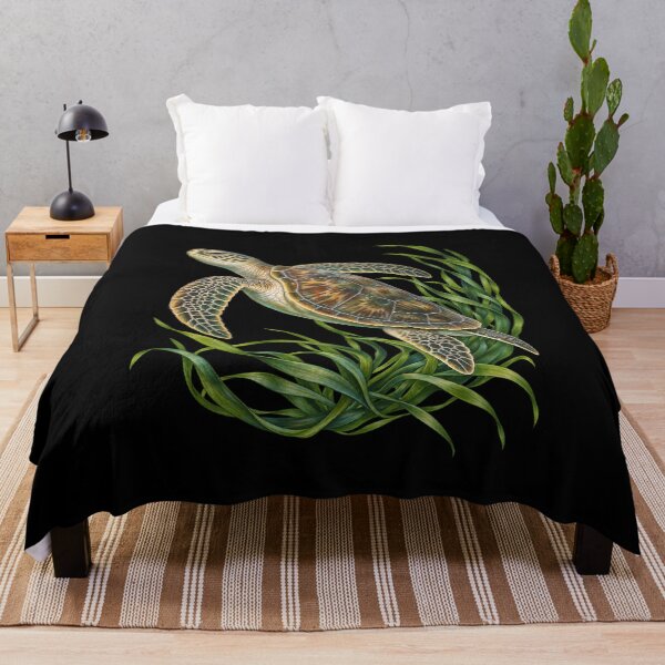 Item preview, Sea Turtle Gliding Through Green Seagrass designed and sold by TeeAbility.