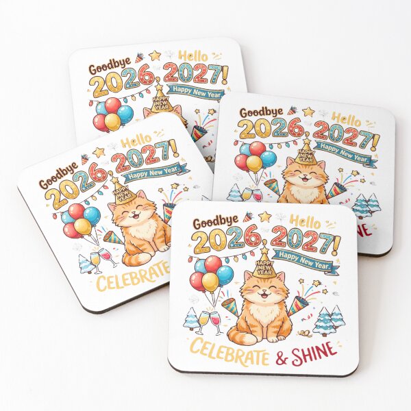 Item preview, Goodbye 2026 Hello 2027 | Cute New Year Cat Holiday designed and sold by scarben.