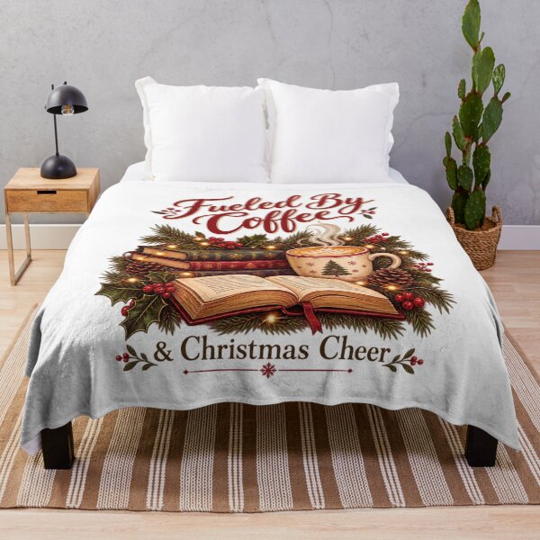 Item preview, Fueled By Coffee And Christmas Cheer. designed and sold by LuveraxArt.