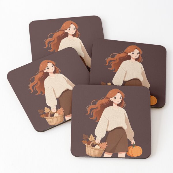 Item preview, Autumn girl designed and sold by PrintLabStudio.