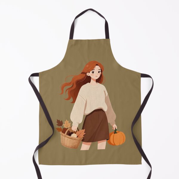 Item preview, Autumn girl designed and sold by PrintLabStudio.