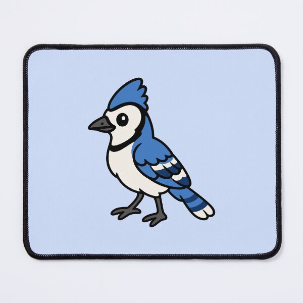 Item preview, Cute Cartoon Blue Jay designed and sold by WildlifeDoodle.