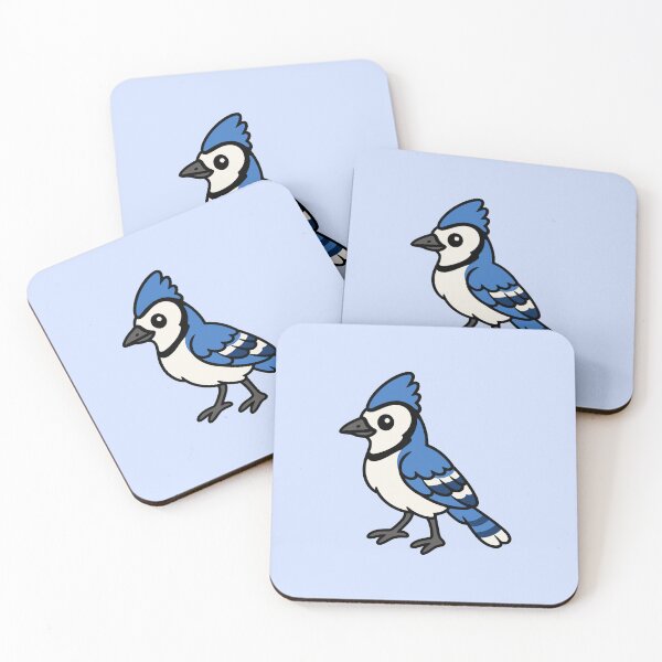 Item preview, Cute Cartoon Blue Jay designed and sold by WildlifeDoodle.