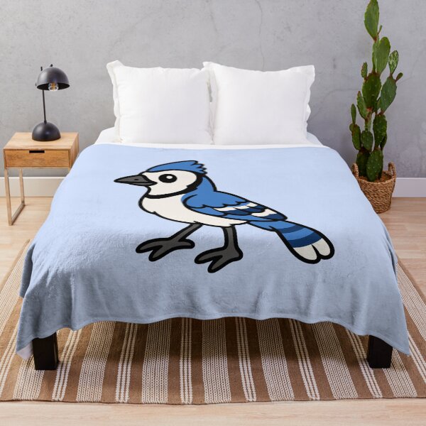 Item preview, Cute Cartoon Blue Jay designed and sold by WildlifeDoodle.