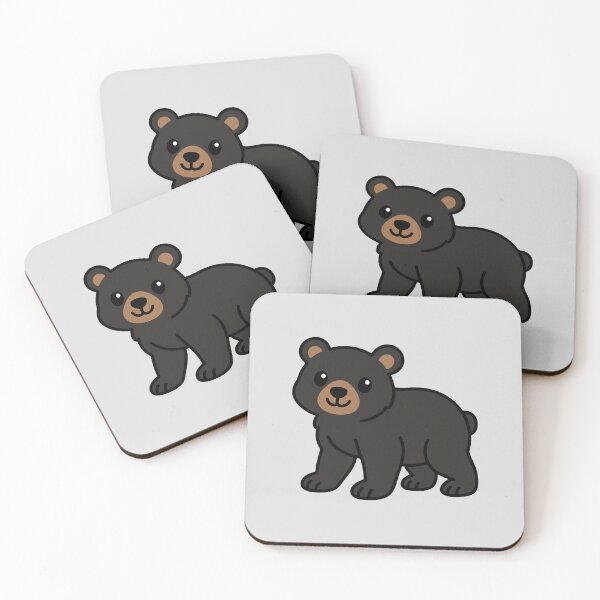 Item preview, Cute Cartoon Black Bear designed and sold by WildlifeDoodle.