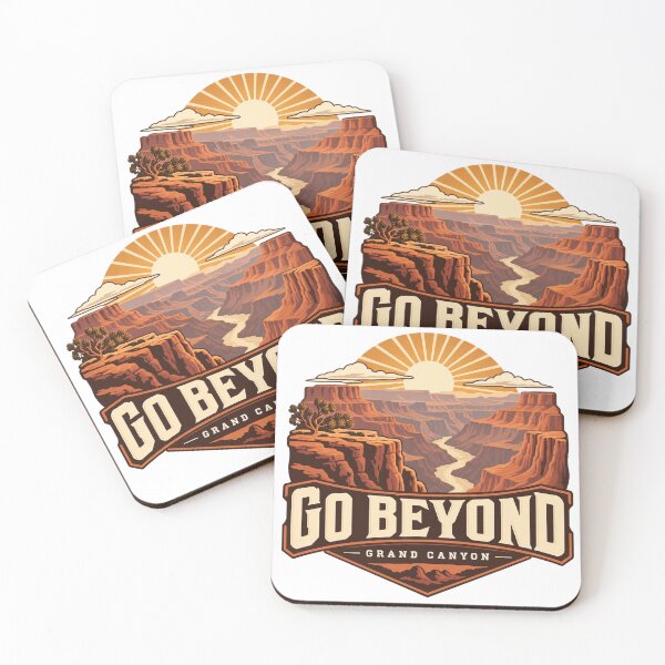 Item preview, Go Beyond Grand Canyon – Vintage National Park Badge – Retro Arizona Adventure Tee designed and sold by bobscraze.