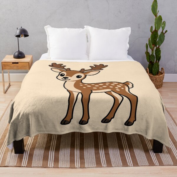 Item preview, Cute Cartoon Fallow Deer designed and sold by WildlifeDoodle.
