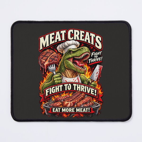 Item preview, DINOSAURE MEAT CREATS FIGHT TO THRIVE designed and sold by CarnivoreGifts.