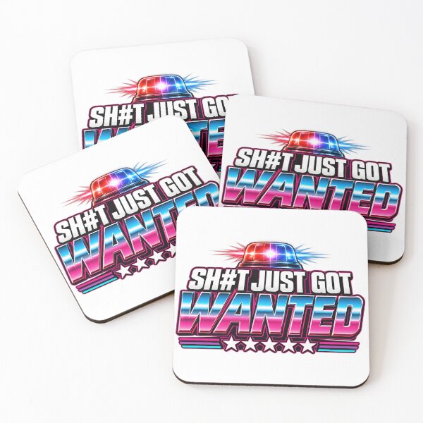 Item preview, Sh#t Just Got Wanted Five Stars Police Siren designed and sold by RekiStyle.