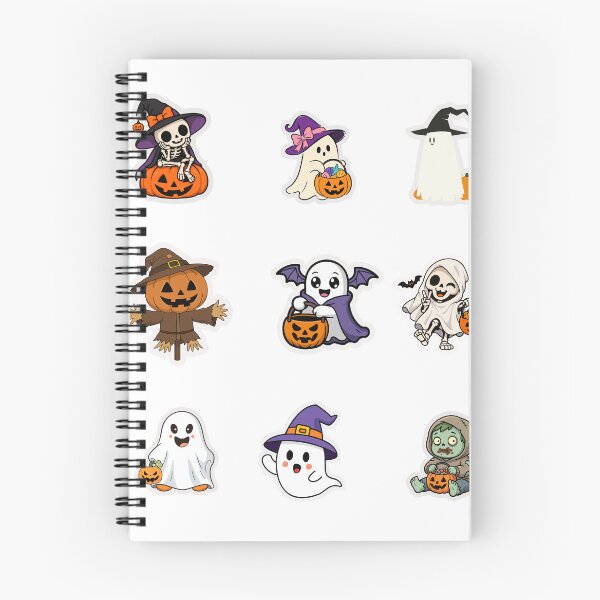 Item preview, Cute Spooky Halloween Ghost Sticker Sheet designed and sold by KAWAII STUDIO NB.