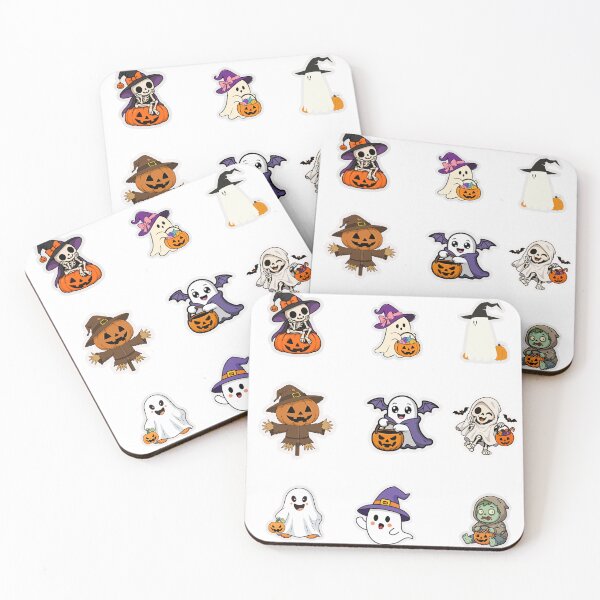 Item preview, Cute Spooky Halloween Ghost Sticker Sheet designed and sold by KAWAII STUDIO NB.
