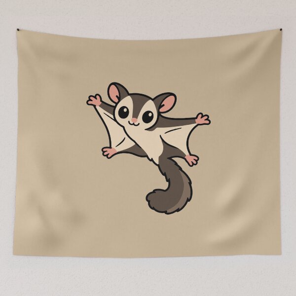 Item preview, Cute Cartoon Sugar Glider designed and sold by WildlifeDoodle.