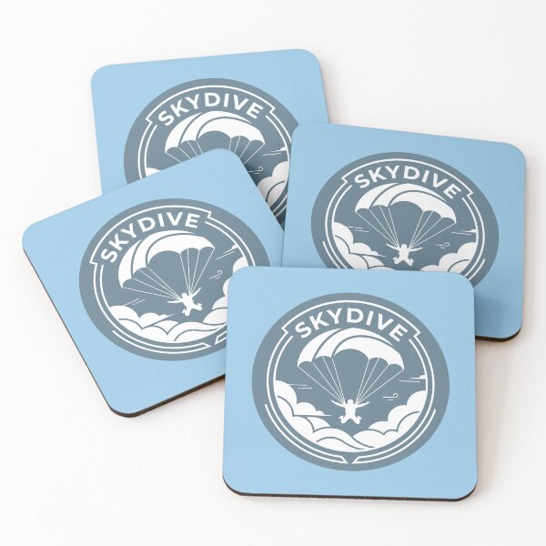 Item preview, Skydive Skydiving Badge Extreme Sport Parachutist Graphic    designed and sold by KiwiRider.