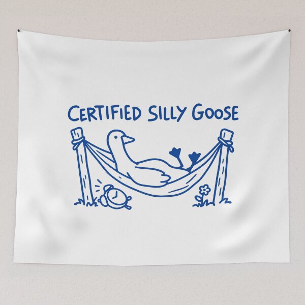 Item preview, Certified Silly Goose Blue Hammock Doodle designed and sold by AMICO77.