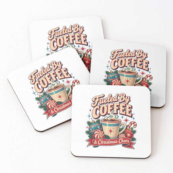 Item preview, Fueled By Coffee And Christmas Cheer. designed and sold by LuveraxArt.