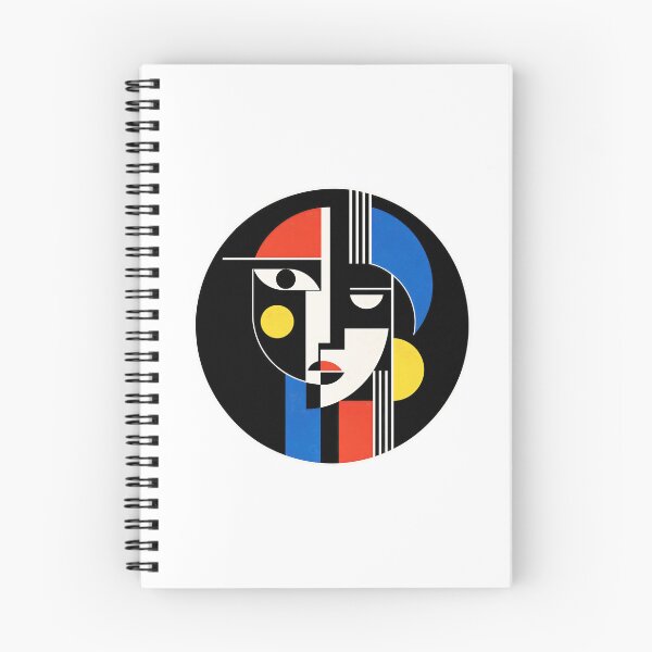 Item preview, Bauhaus Geometric Face – Modern Abstract Minimalist Art designed and sold by Timegraf.