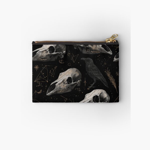 Item preview, Animal Skulls and Ravens Dark Academia Pattern designed and sold by WyldLuna.