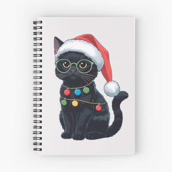 Item preview, Santa Hat Black Cat Lights designed and sold by Structure-Blue.