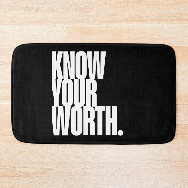Item preview, Know Your Worth Quote, Confidence, Girl Power, Self Worth designed and sold by Magic Love Art Print.