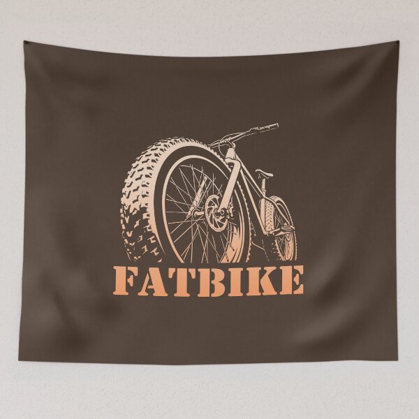Item preview, Fat Bike Cycling Winter Mountain Bike Outdoor Sport Graphic    designed and sold by KiwiRider.