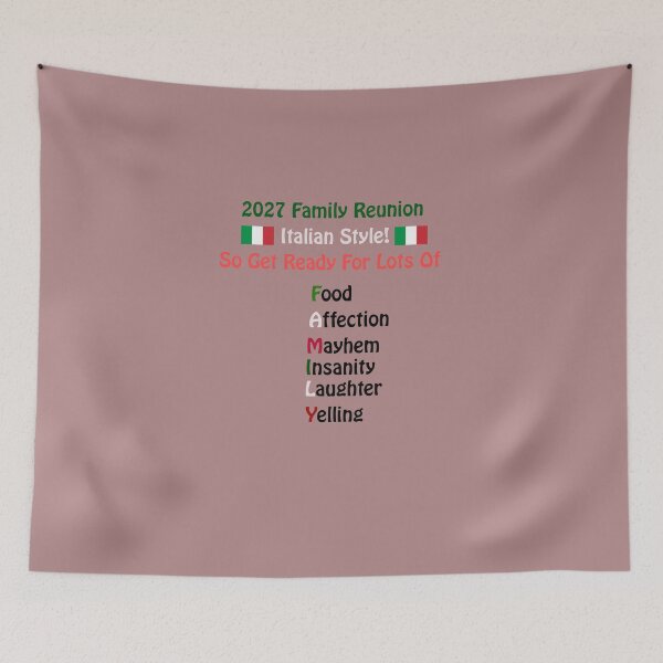 Item preview, 2027 Family Reunion - Italian Family designed and sold by KrazyCoolTees.