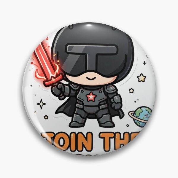 Item preview, Join the Snack Side – Cute Chibi Space Knight designed and sold by CozyCornerDesigns.