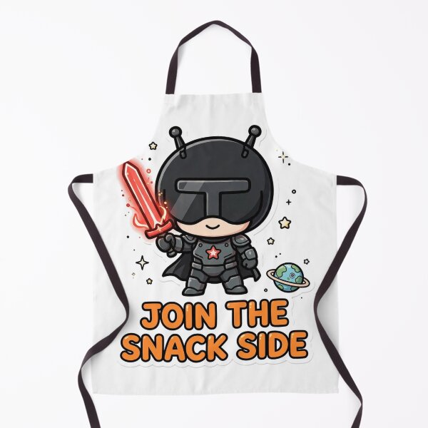 Item preview, Join the Snack Side – Cute Chibi Space Knight designed and sold by CozyCornerDesigns.