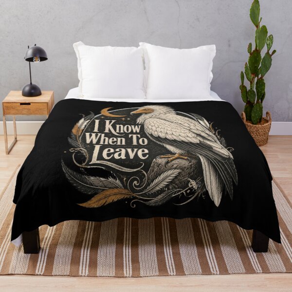 Item preview, Egyptian Vulture Shirt - I Know When To Leave - Gothic Halloween Bird Tee - Dark Natural History Apparel designed and sold by Max Store.
