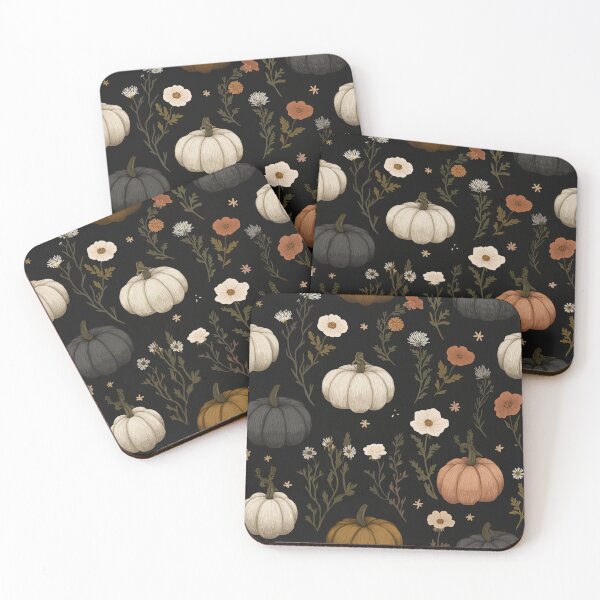 Item preview, Vintage Pumpkins and Flowers Pattern designed and sold by WyldLuna.