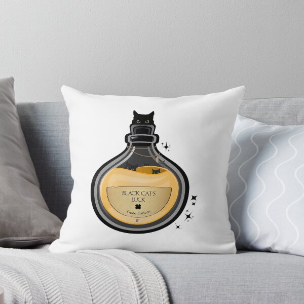 Item preview, Black Cat Luck Potion designed and sold by crauzely.