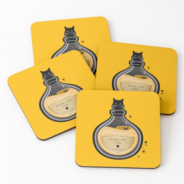 Item preview, Black Cat Luck Potion designed and sold by crauzely.