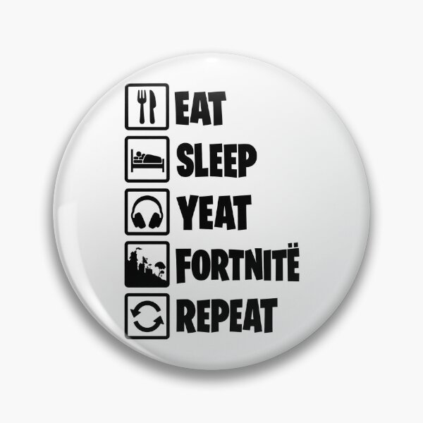 Item preview, Yeat Fortnite Merch Eat Sleep designed and sold by khallidaart.