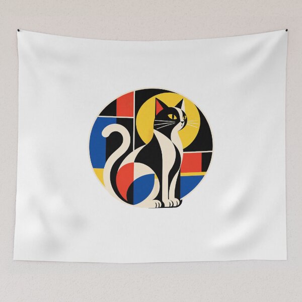 Item preview, Bauhaus Geometric Face – Modern Abstract Minimalist Art designed and sold by Timegraf.
