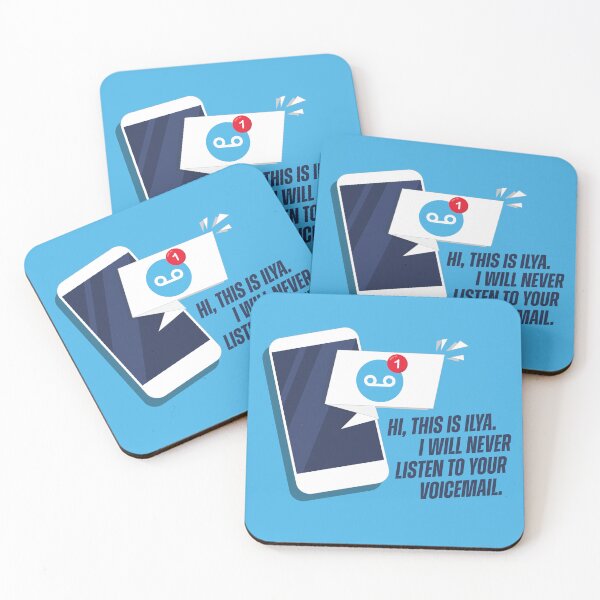 Item preview, Ilya Will Never Listen to Your Voicemail designed and sold by Hakuna Ricotta.