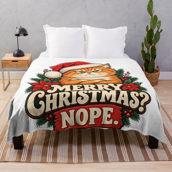 Item preview, Grumpy Christmas Cat designed and sold by FalistY.