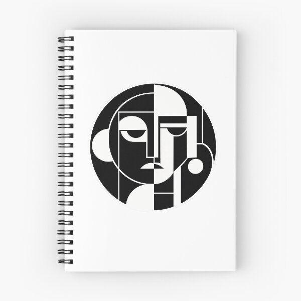Item preview, Bauhaus Geometric Face – Modern Abstract Minimalist Art designed and sold by Timegraf.